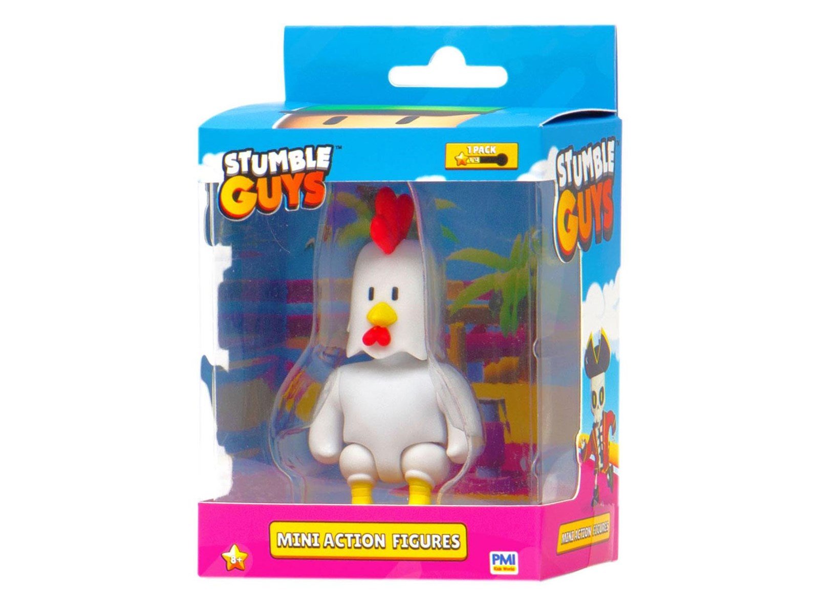 Boti Stumble Guys Mini Action Figure - Chicken Boti Stumble Guys Mini Action Figure - Chicken